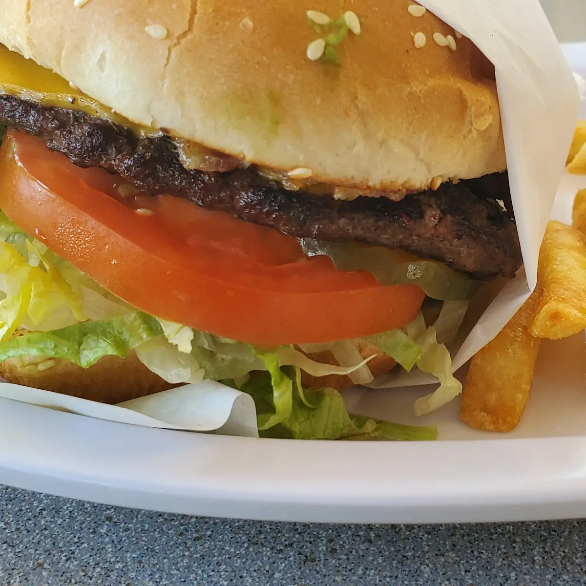 Bacon Avocado Cheeseburger Combo
