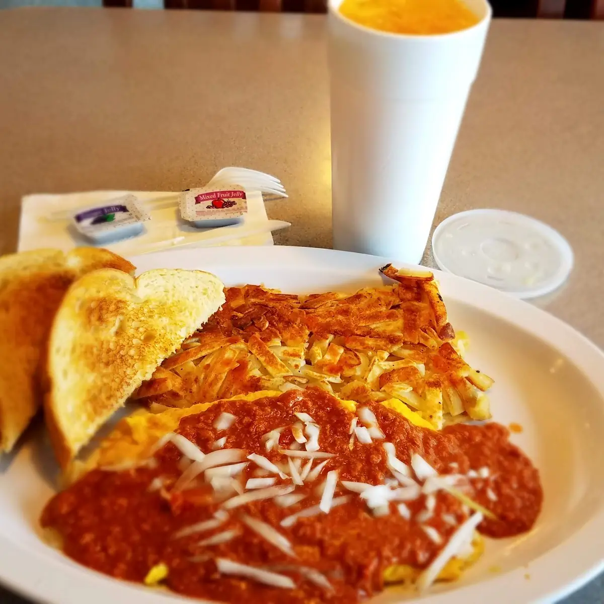 Chili Cheese Omelette