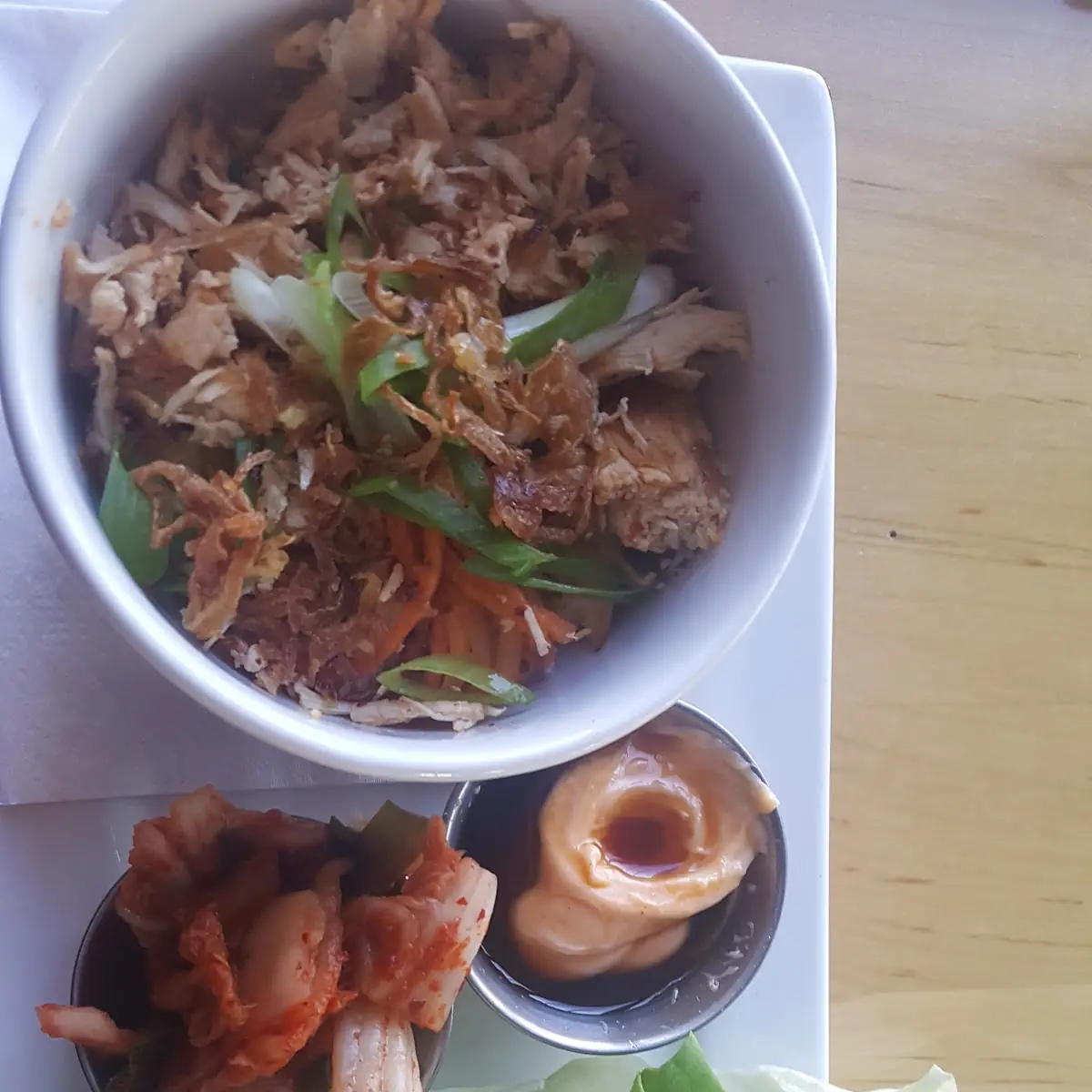 Korean BBQ Chicken Lettuce Wraps