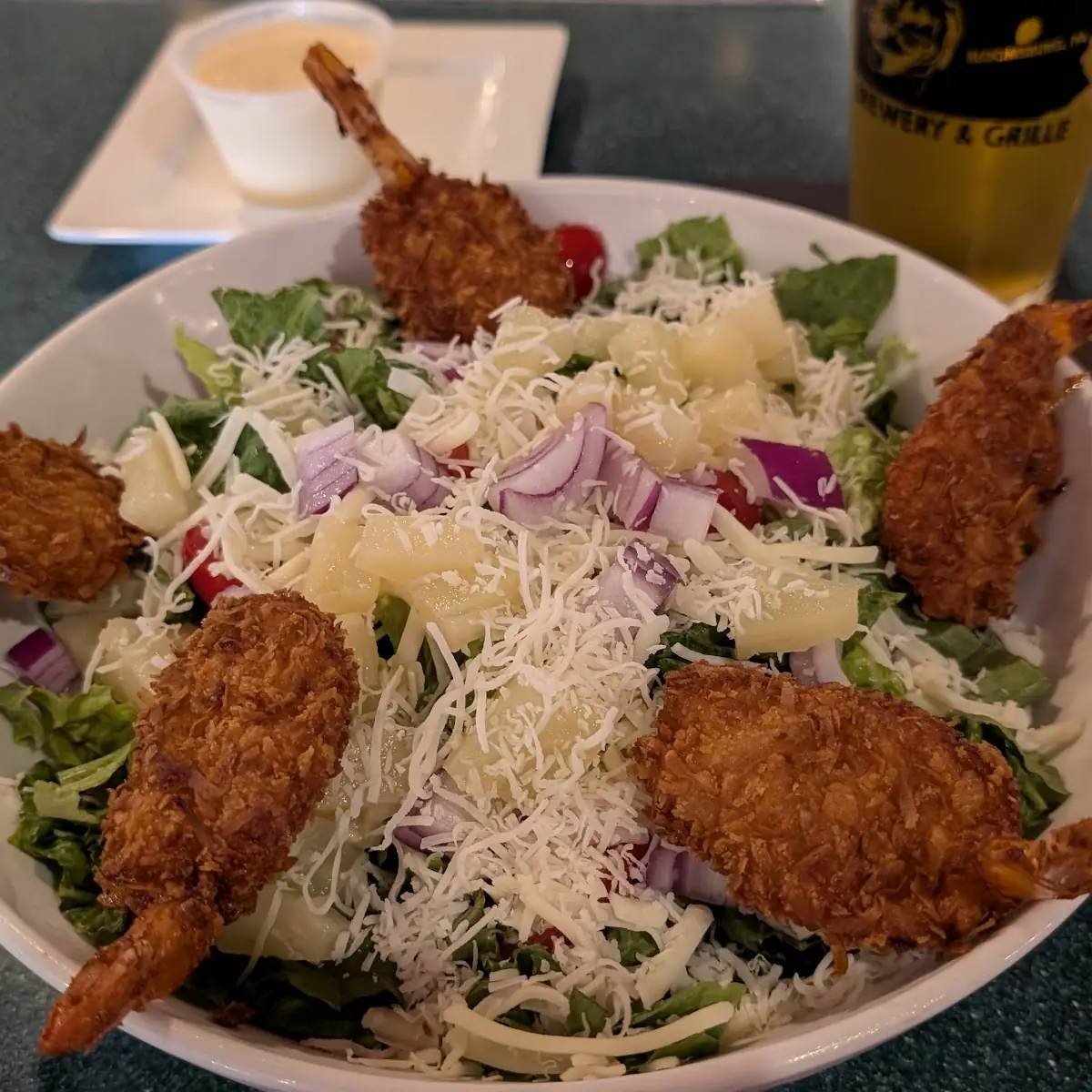 Coconut Shrimp Salad