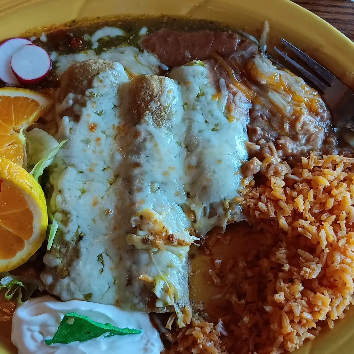 Kids Enchilada Plate