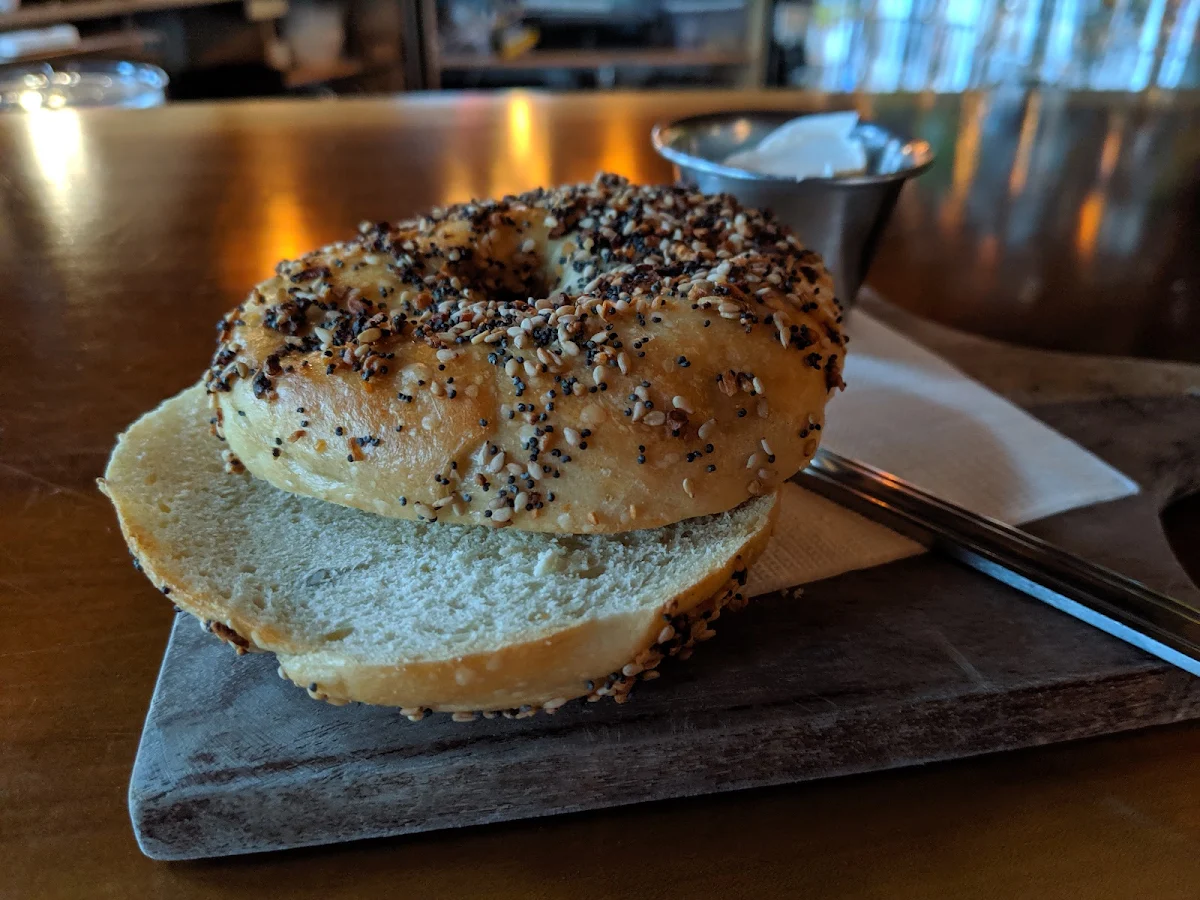 Everything Bagel with Cream Cheese