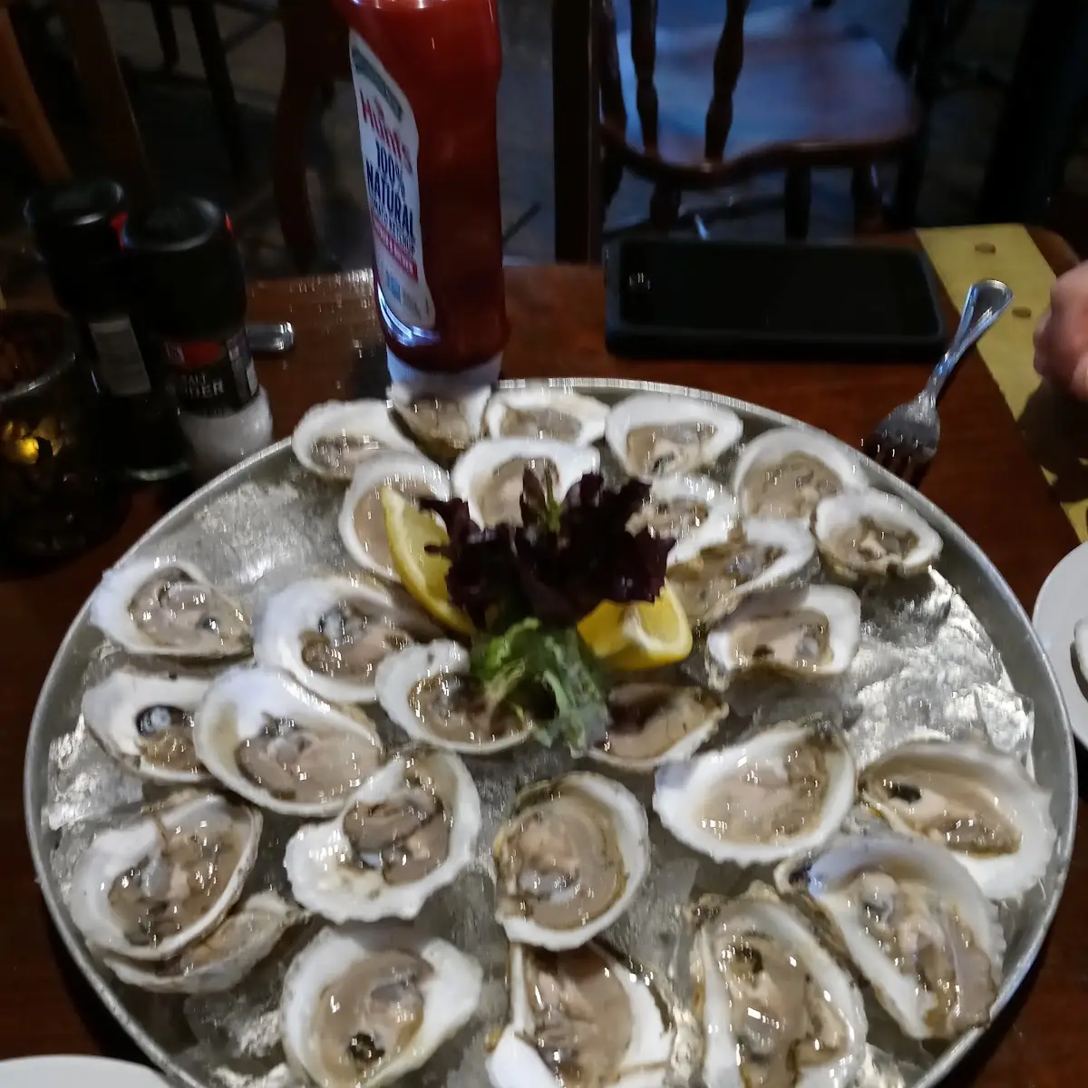Oysters on the Half-Shell