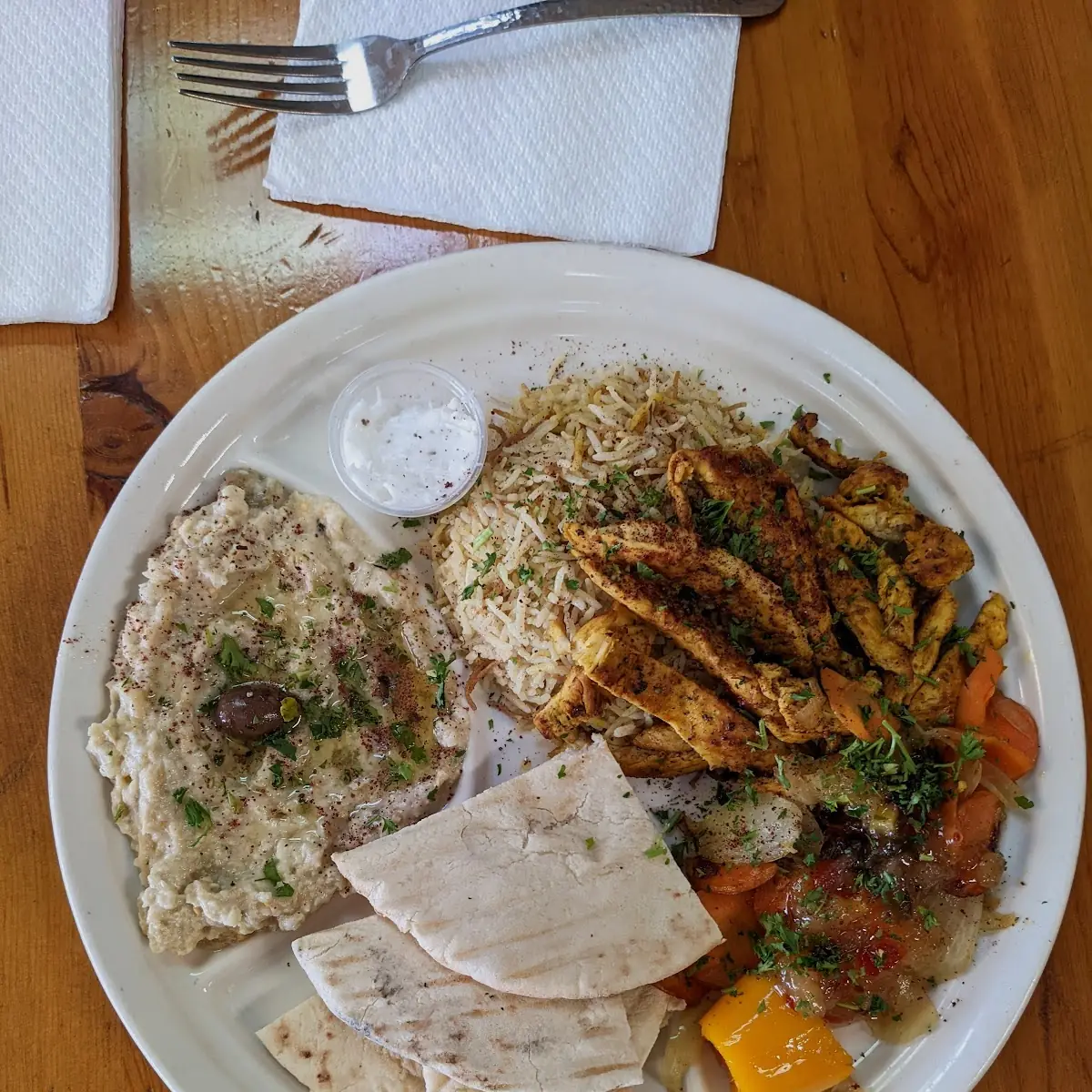 Chicken Shawarma Plate