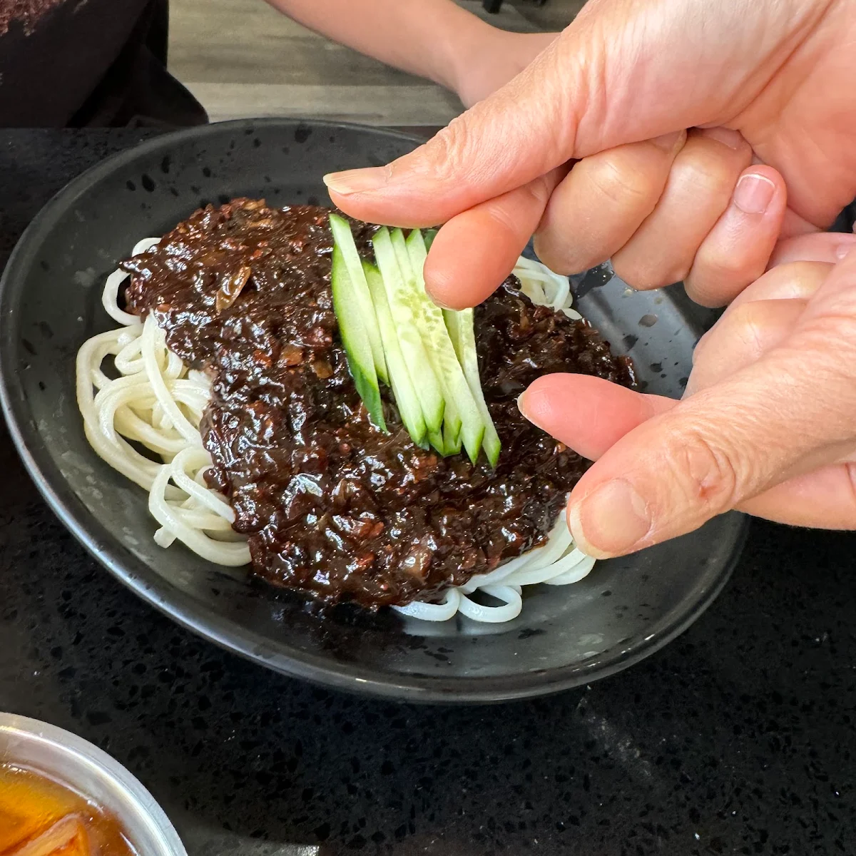 Jajangmyun or Rice