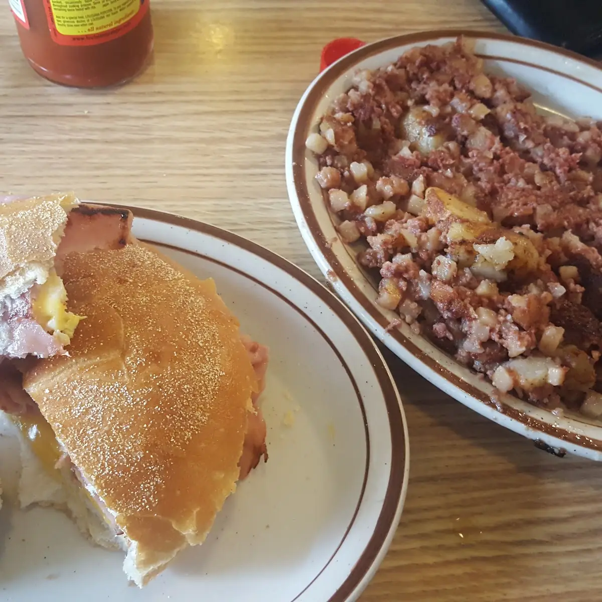 Ham Egg and Cheese Sandwich