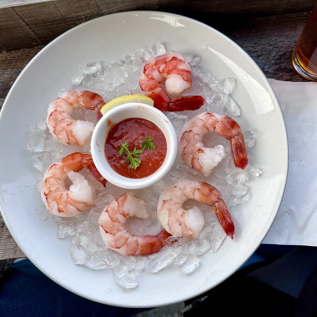 Cocktail Sauce and Lemon