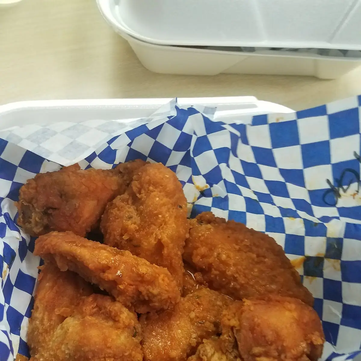 Hot Garlic Parm Wings
