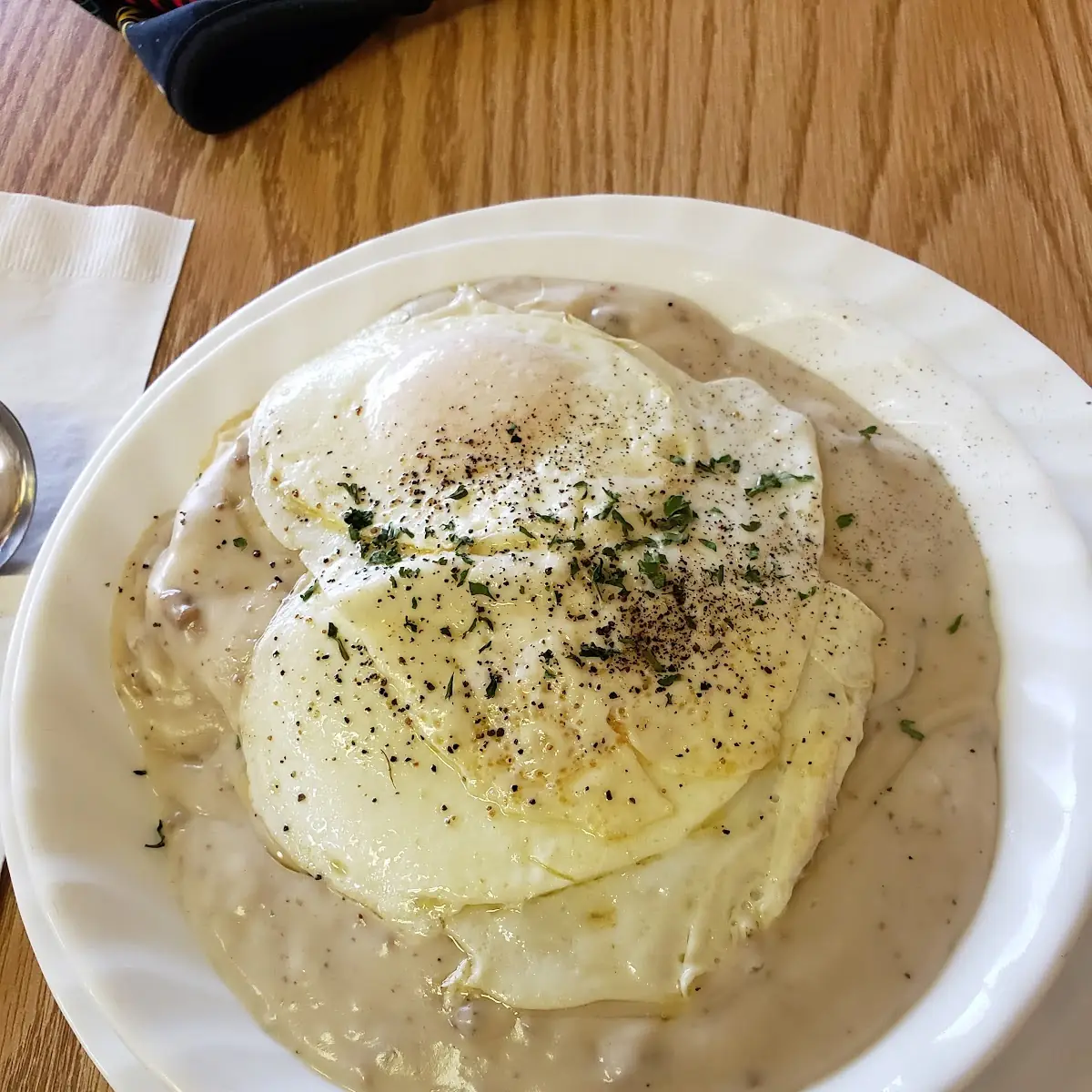 The Town Favorite - Biscuits & Sausage Gravy