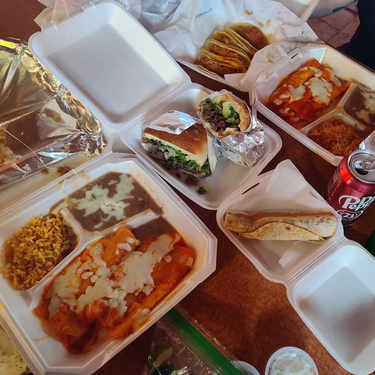 Cheese Enchiladas Carnea Asada Torta Mini Burrito