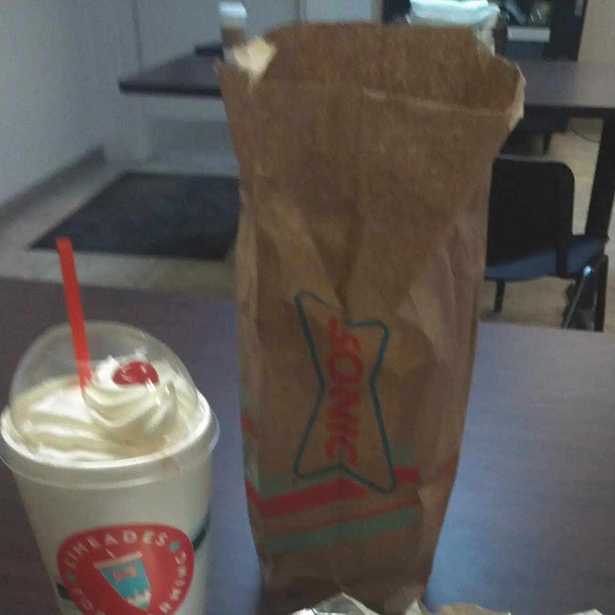 Queso Burger with Espresso Chocolate Shake