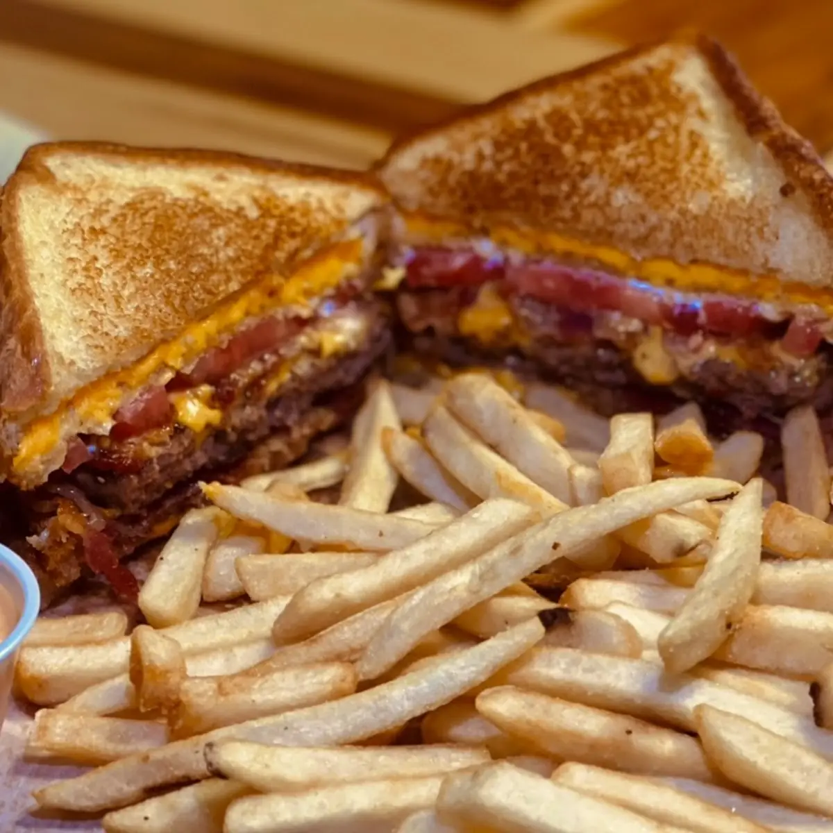 Grilled PB&J w Fries