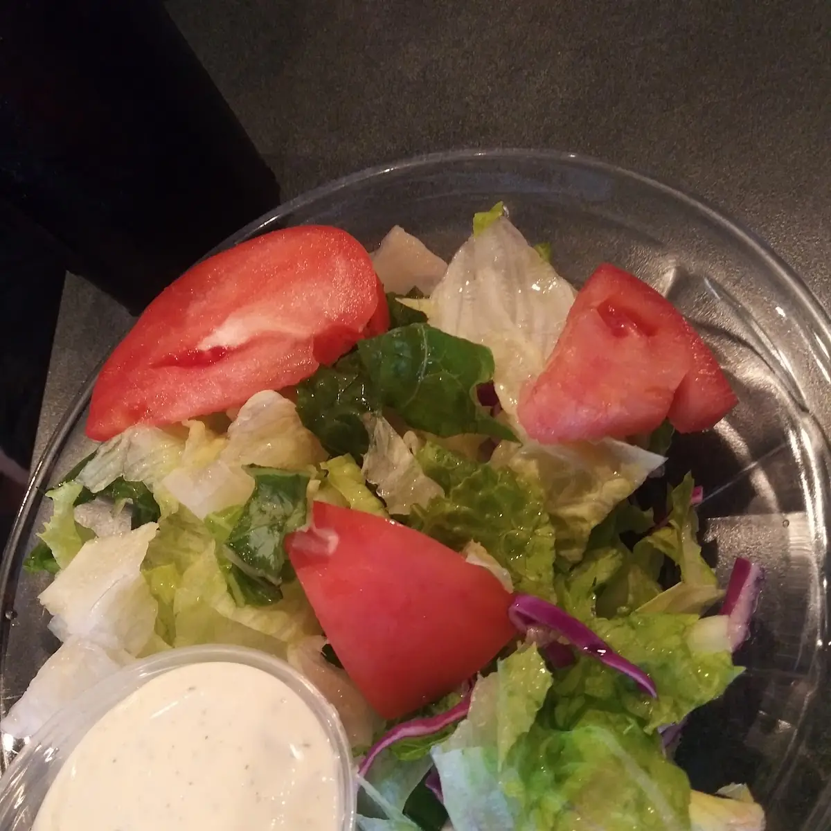 Salad with Ranch Dressing