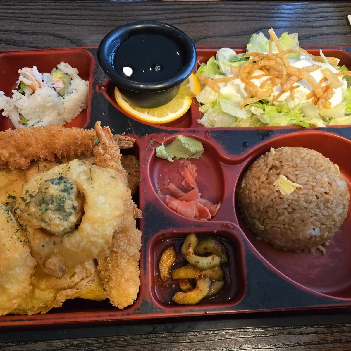 Shrimp Tempura Bento Lunch Box