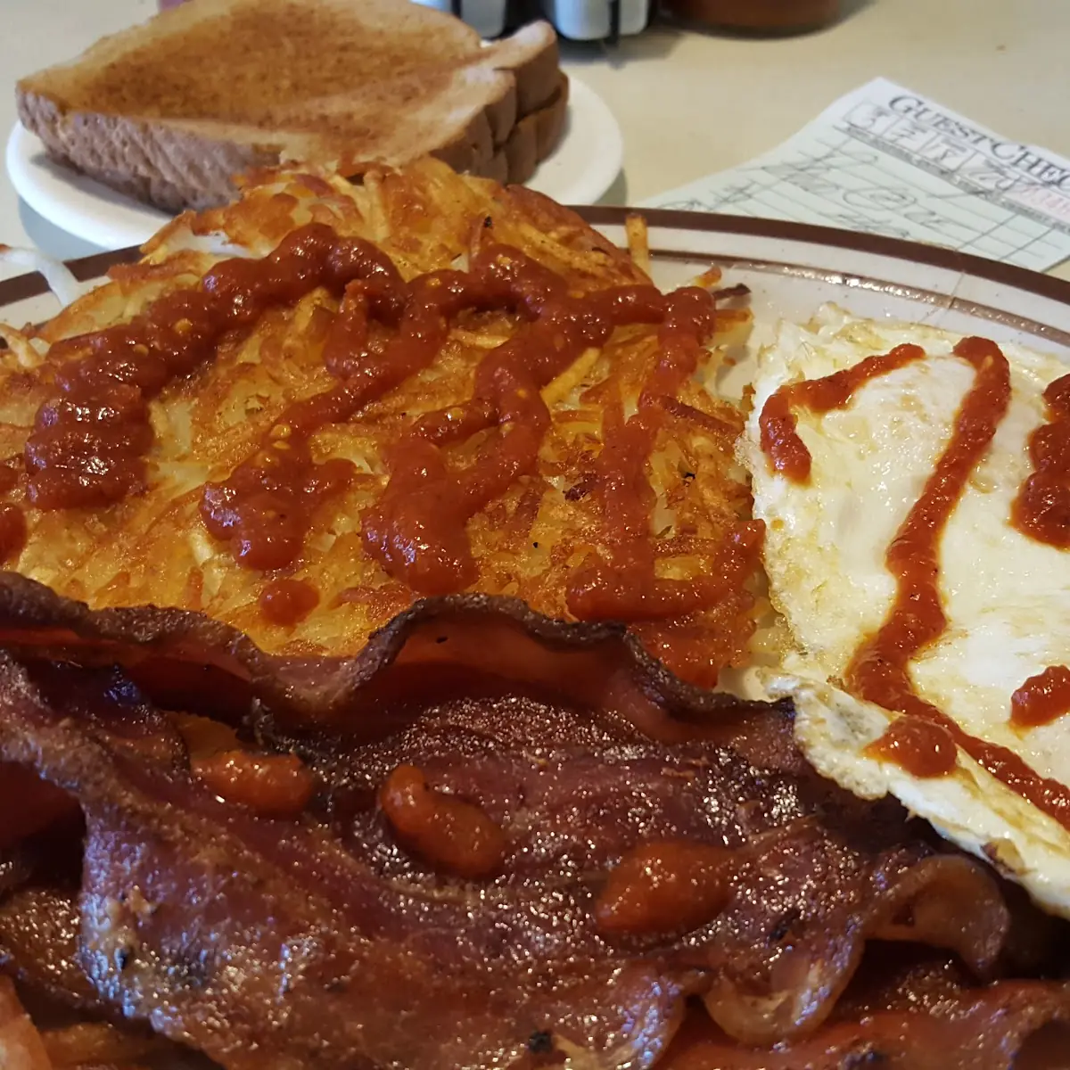 Bacon Eggs Hash