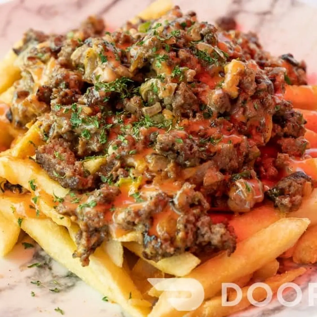 Chopped Cheese Fries Beef
