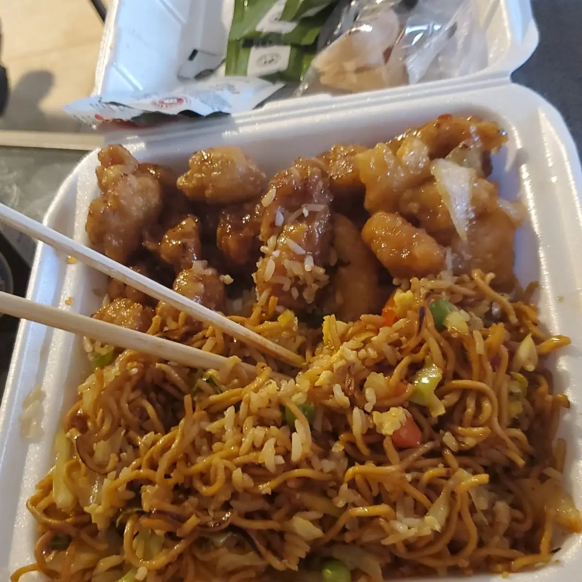 Honey Walnut Shrimp Chow
