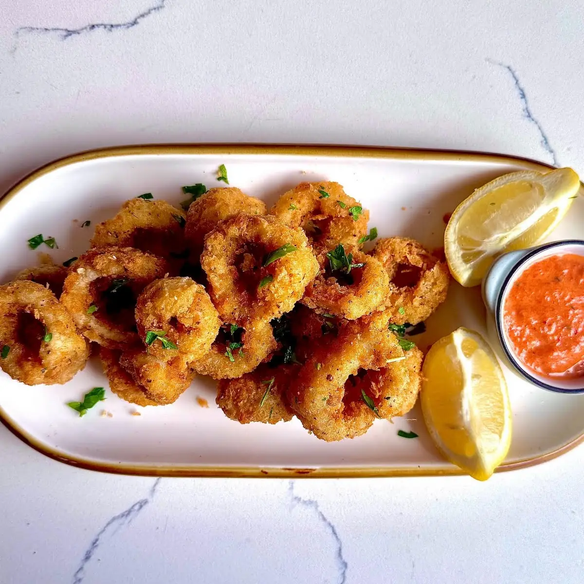 Calamari with Dipping Sauce