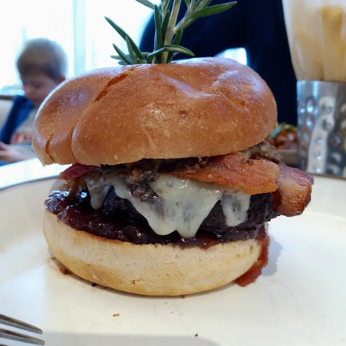 Pimento Cheese Bacon Burger
