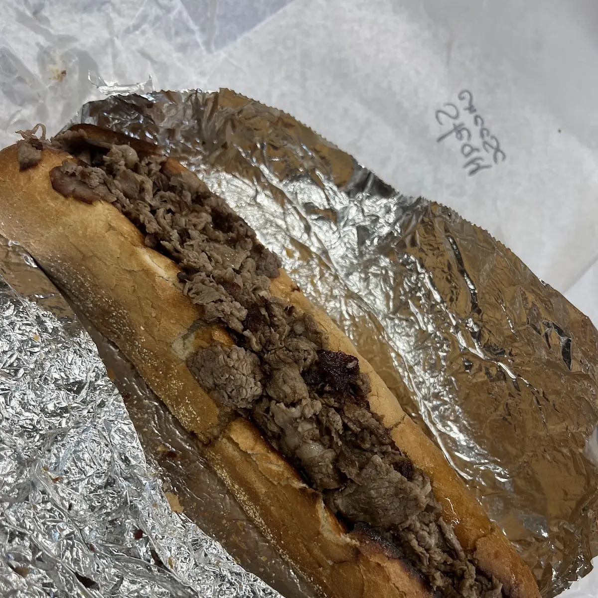Steak and Cheese Sub Toasted