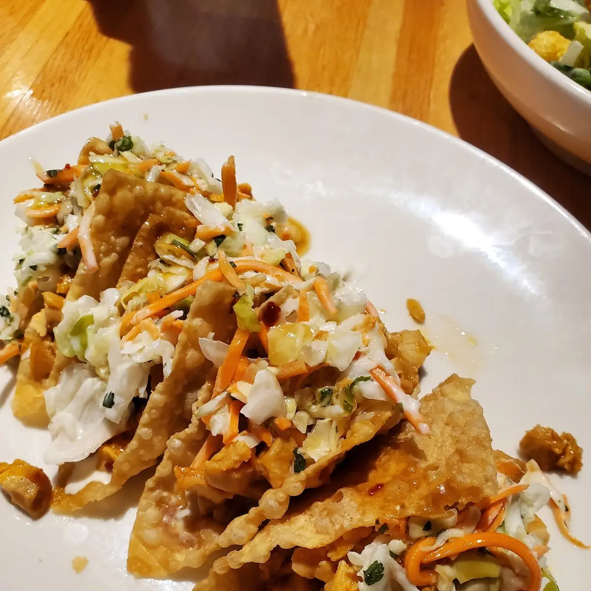 Wonton Chicken Tacos