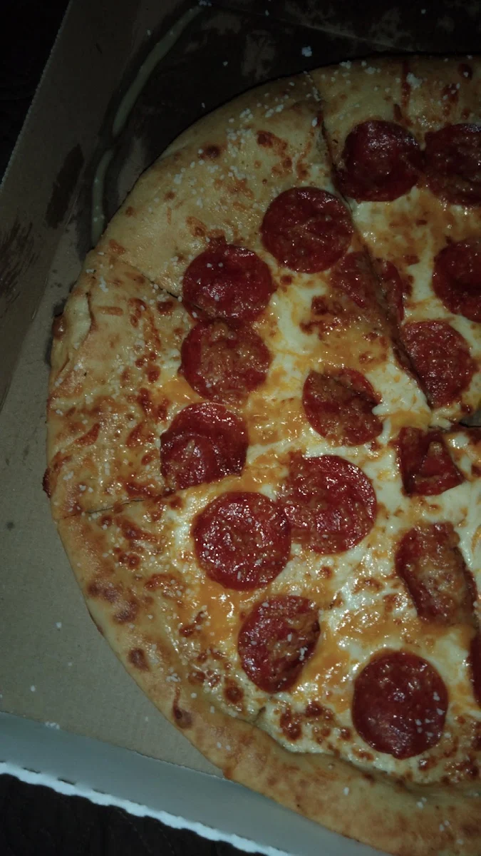 Pretzel Pepperoni Pizza