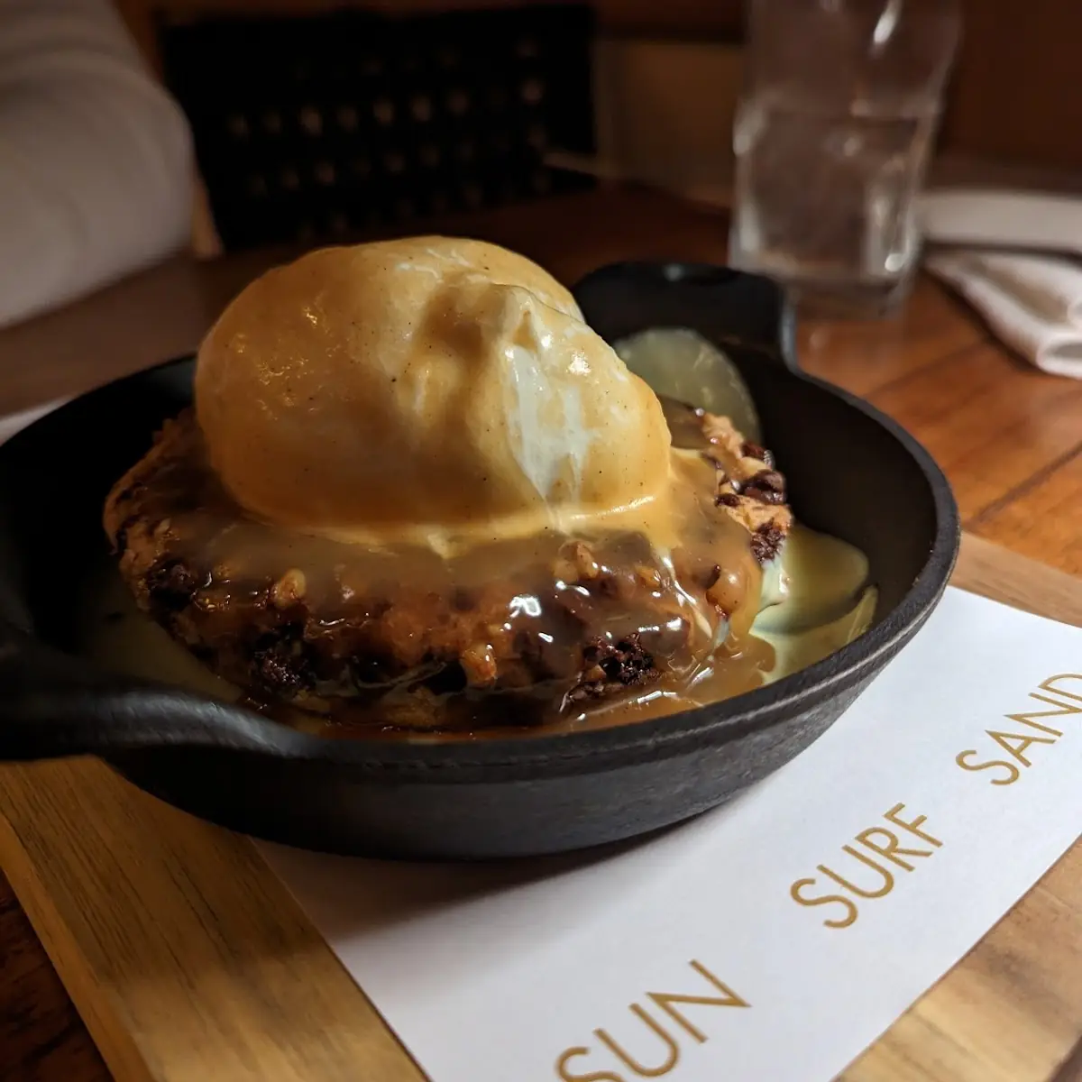 Chocolate Cookie and Vanilla Ice Cream
