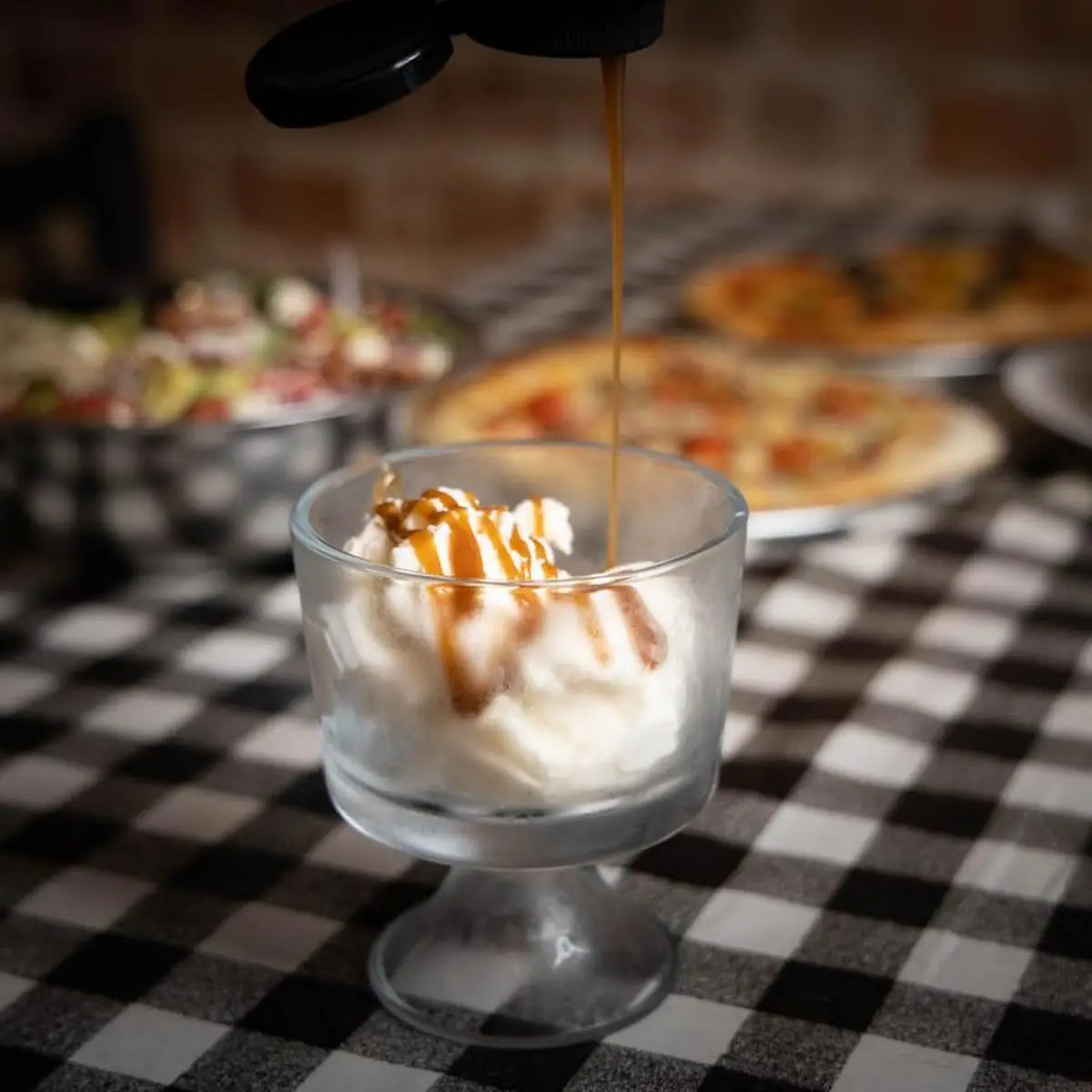 Bourbon Caramel Affogato