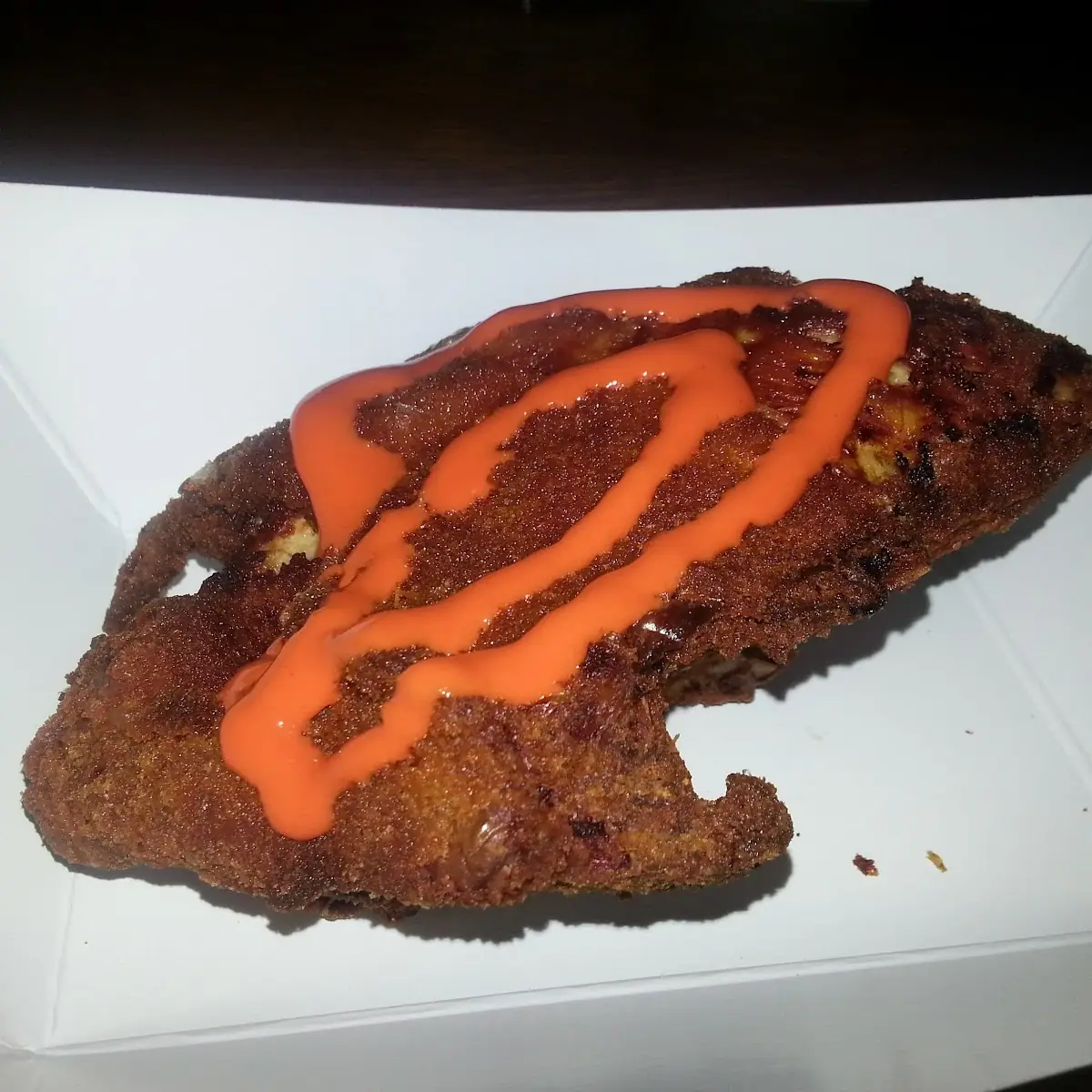 Hienie's Hot Sauce on Chicken
