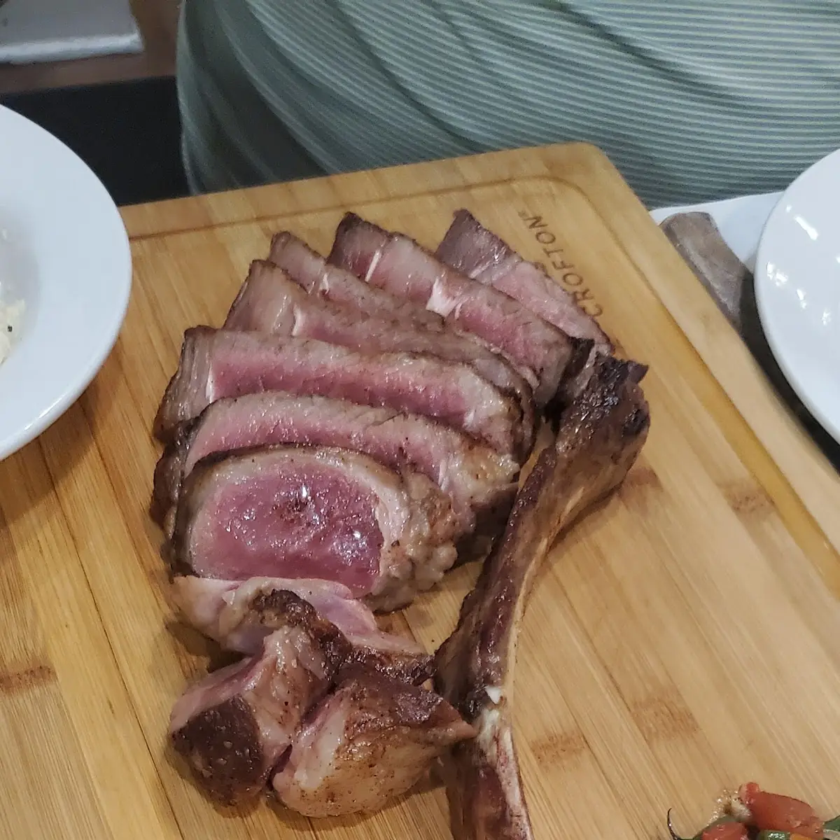 Cheshire Tomahawk Pork Chop