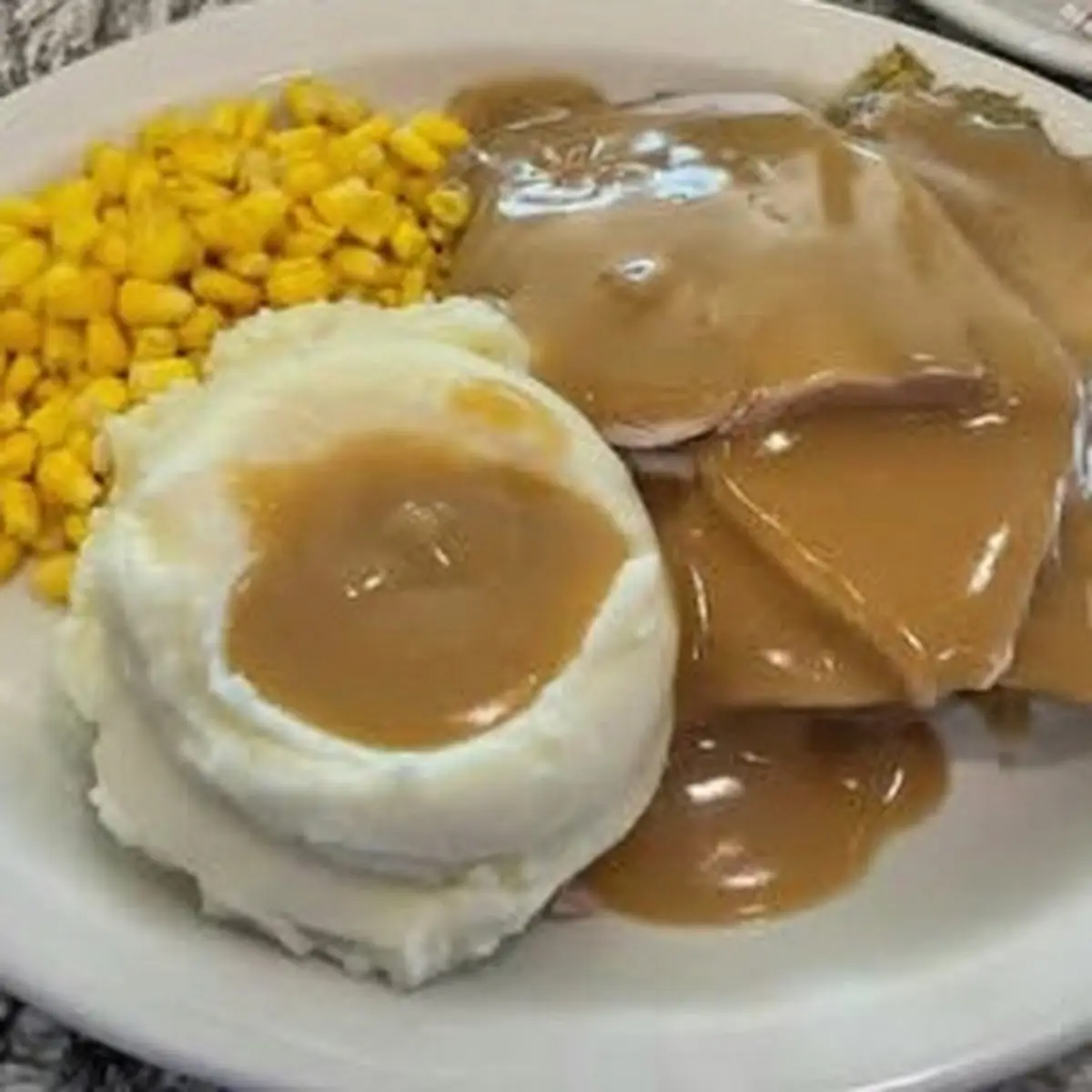 Corn and Mashed Potatoes