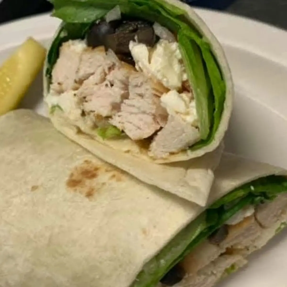 Mediterranean Chicken Wrap
