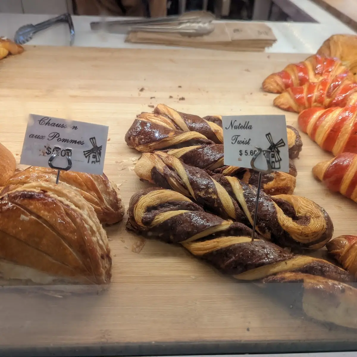 Assorted Fresh Pastries and Buns