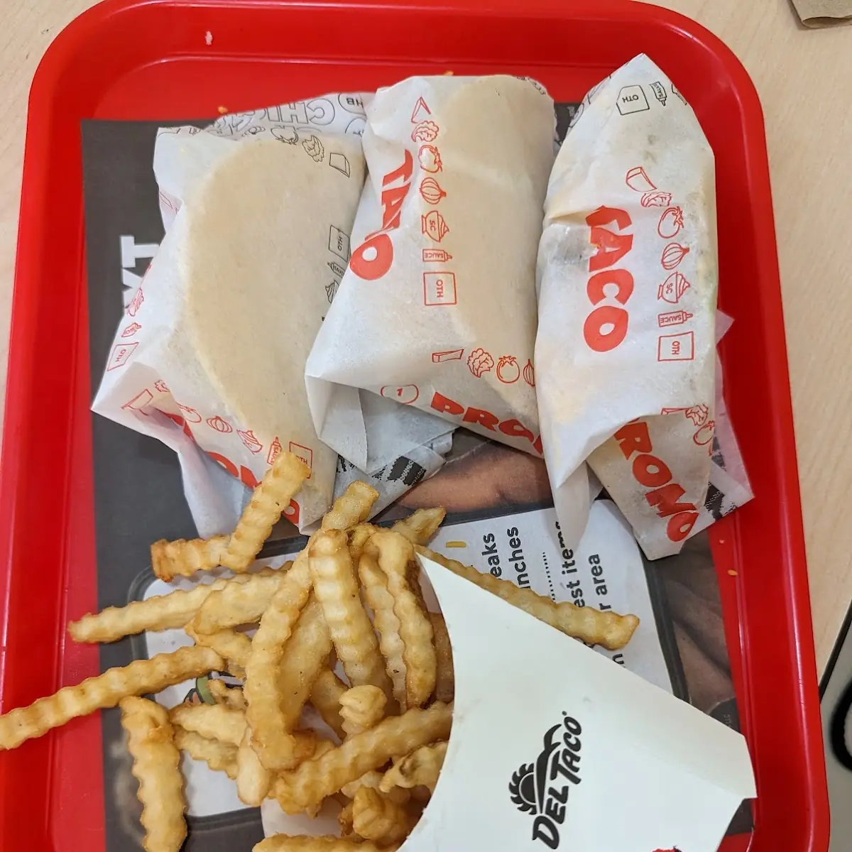 Crunchy Tacos and Fries