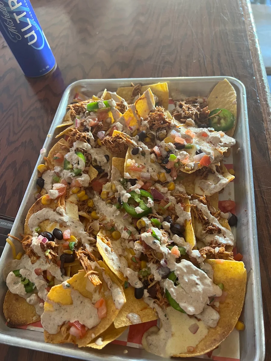 Pulled Chicken Loaded Nachos