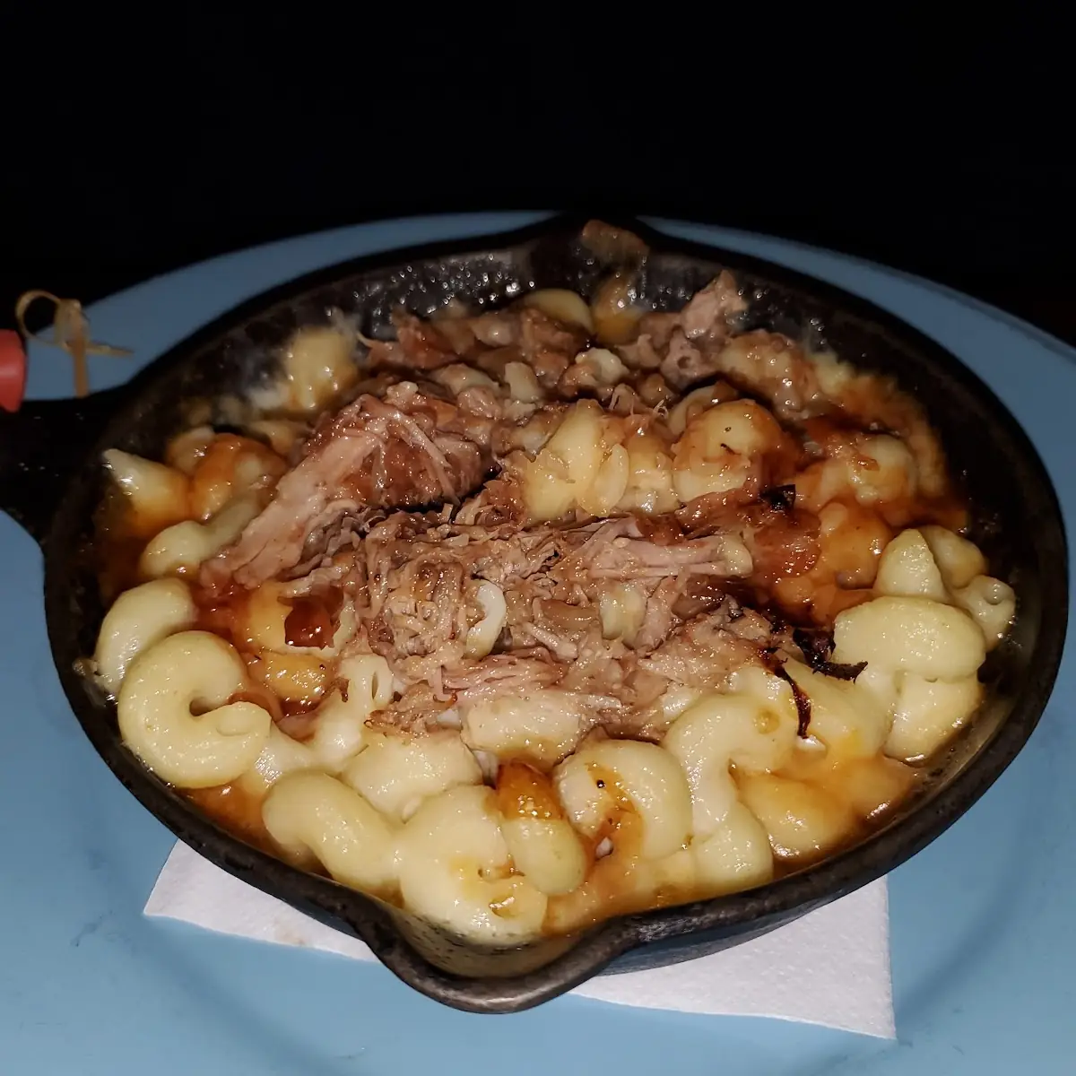 Pulled Pork Mac N Cheese