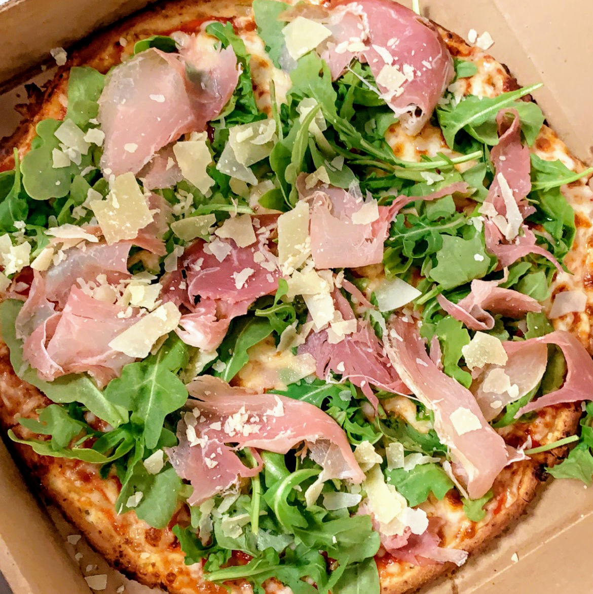 Prosciutto Arugula Pizza