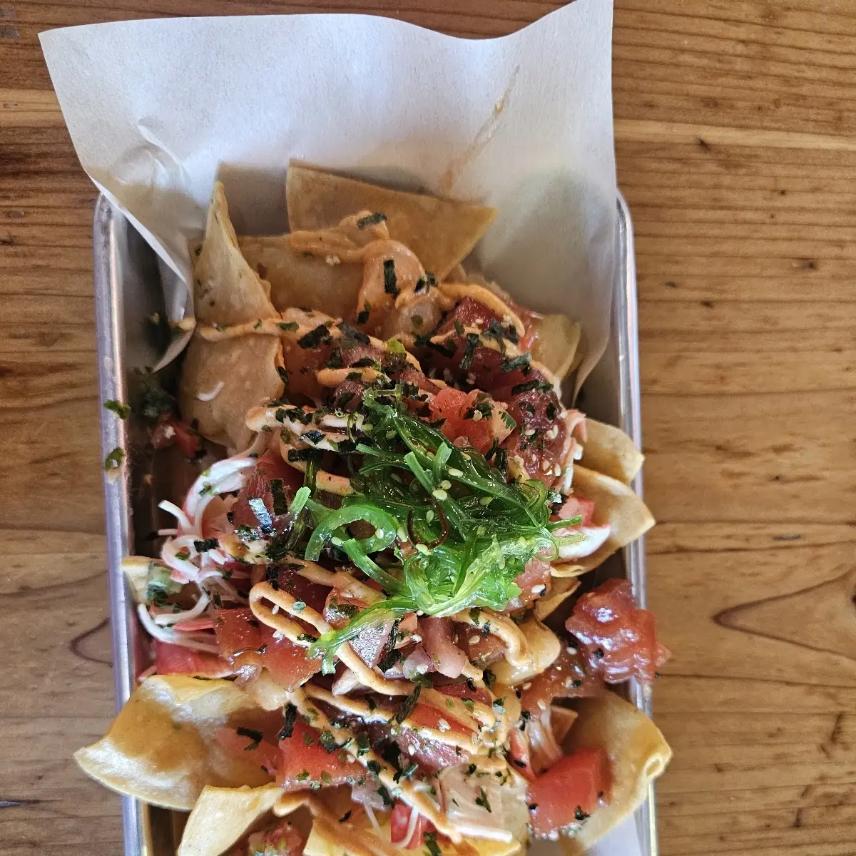 Ahi Poke Nachos