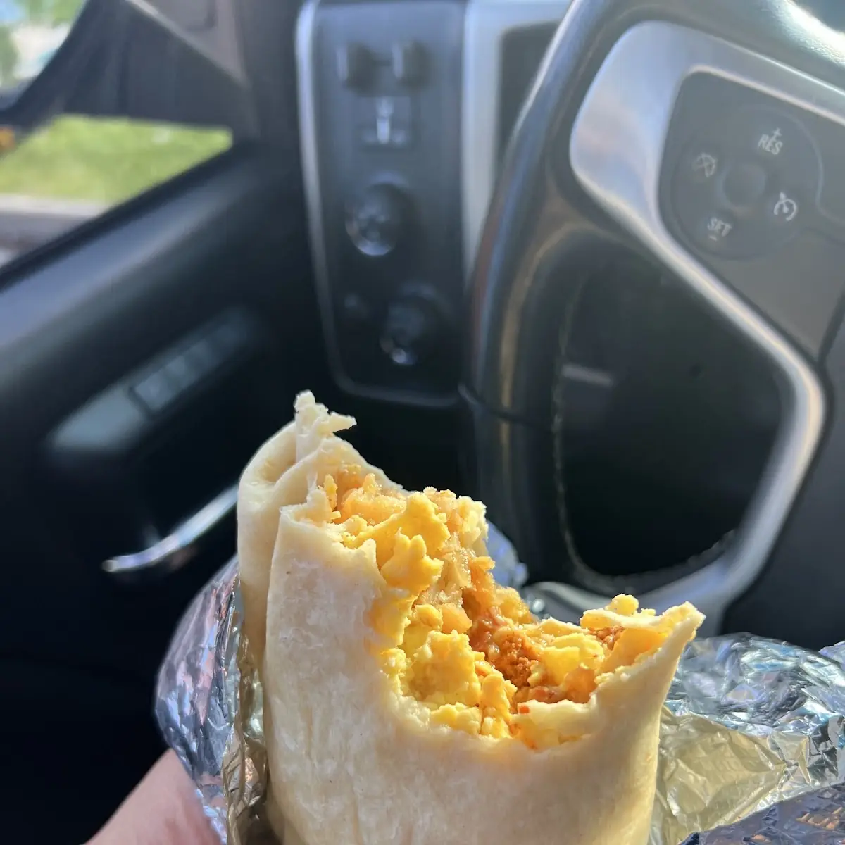 MI Burrito Egg Potato Cheddar Cheese