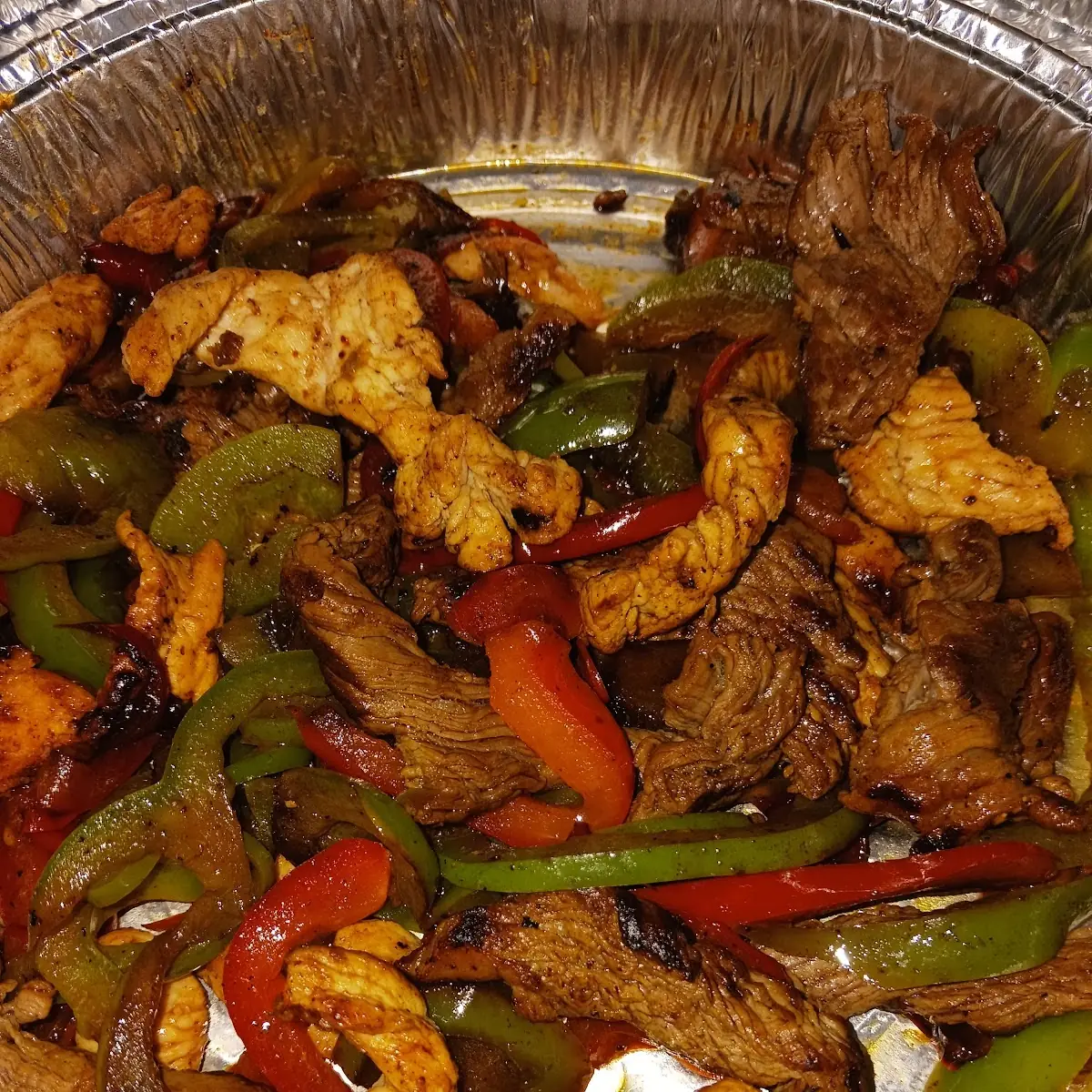 Steak and Chicken Fajitas