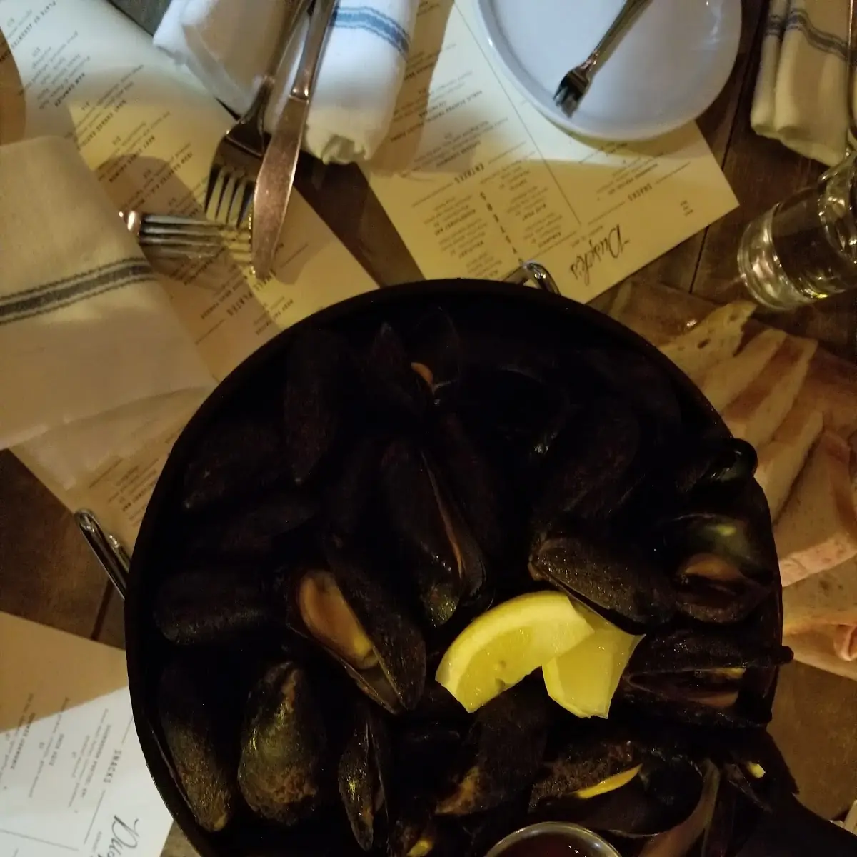 Cast-Iron Mussels