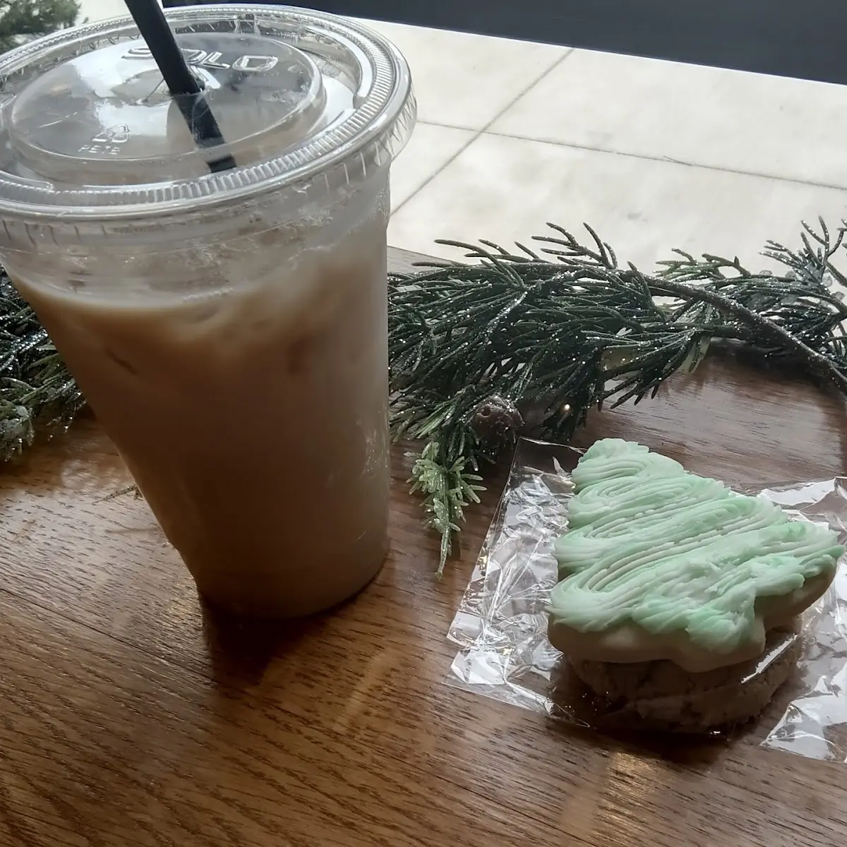 Iced Pistachio Chai Latte