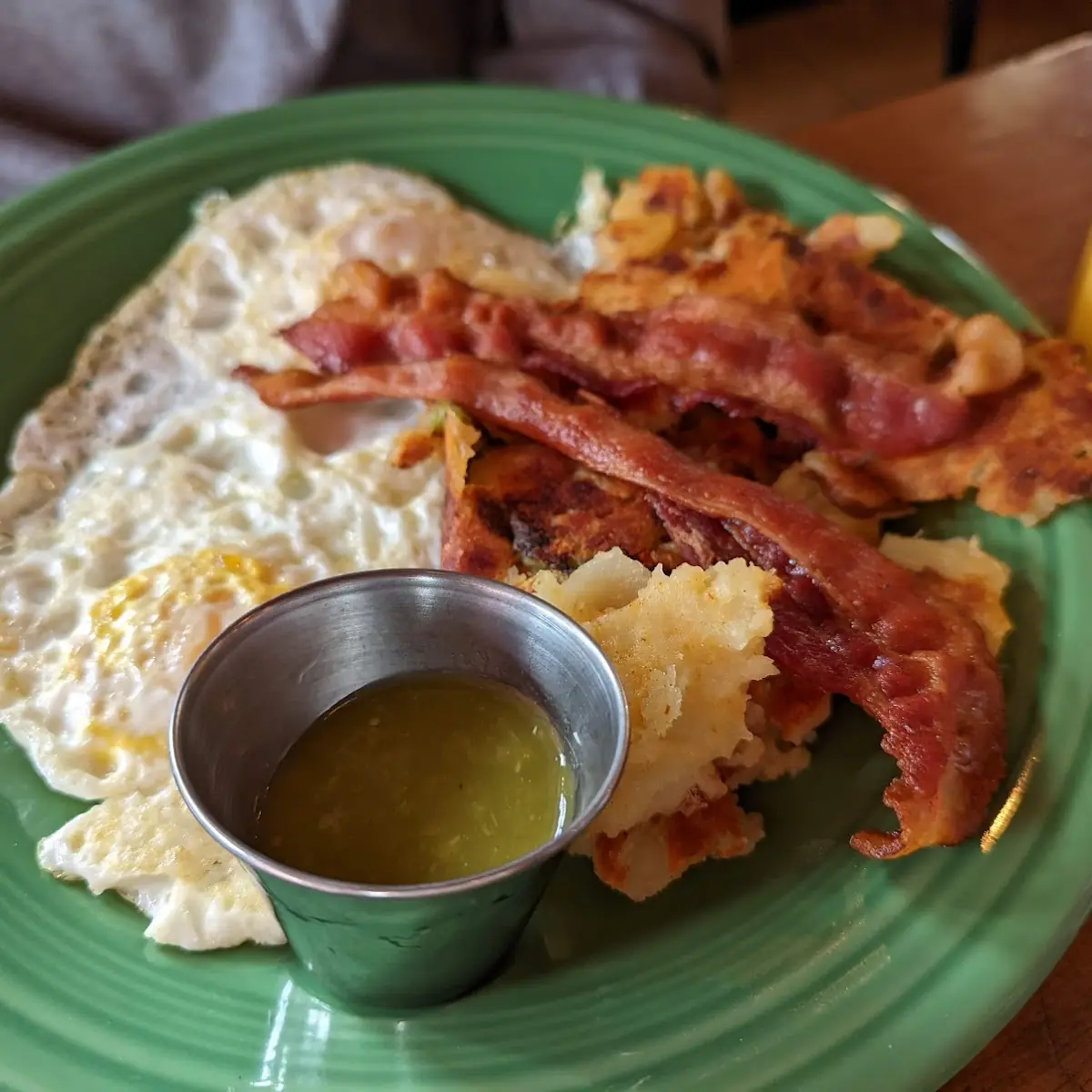 Two Eggs Overeasy with Bacon