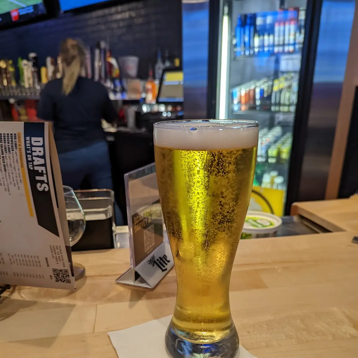 Cold Miller Lite