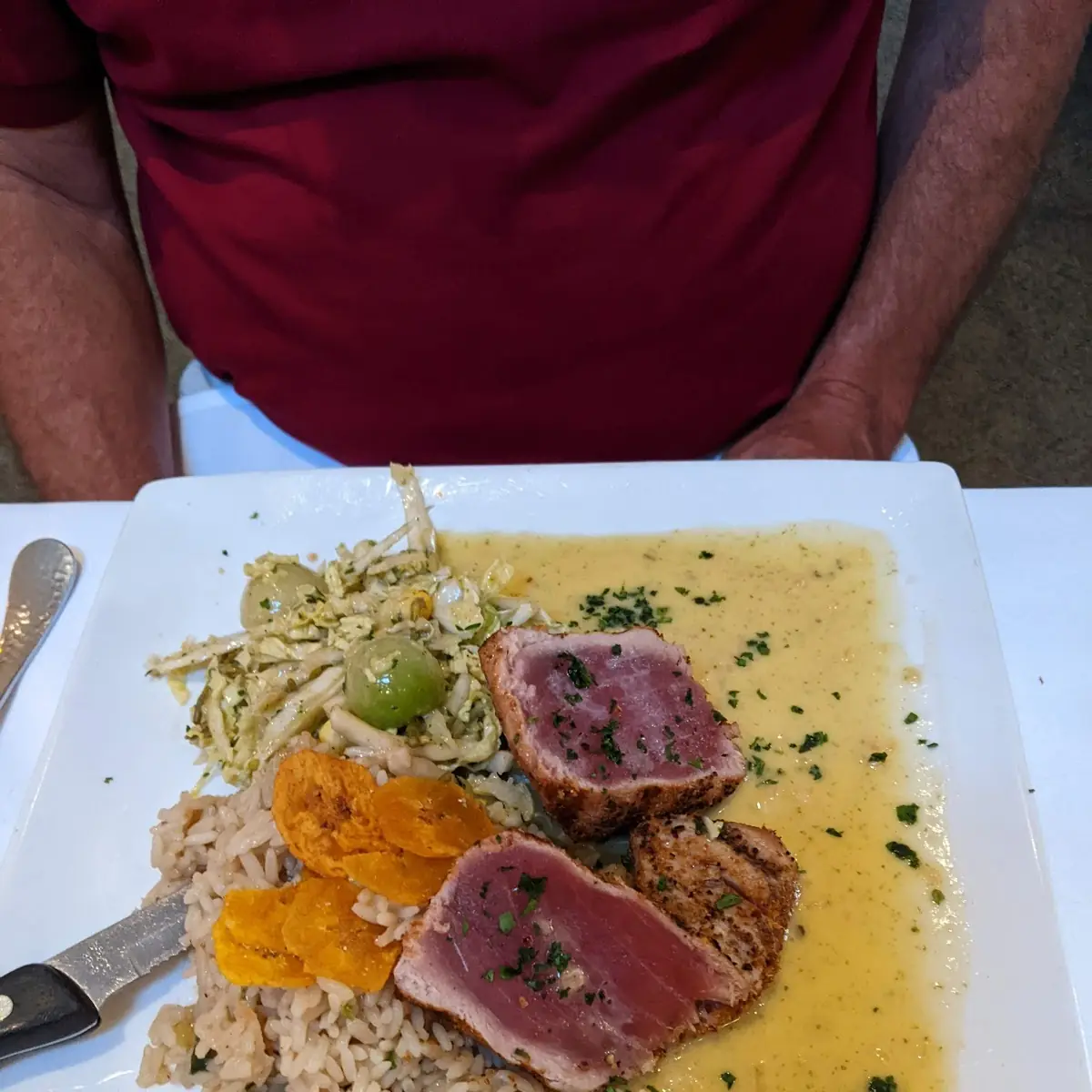 Fennel-Coriander Rubbed & Grilled Ahi Tuna