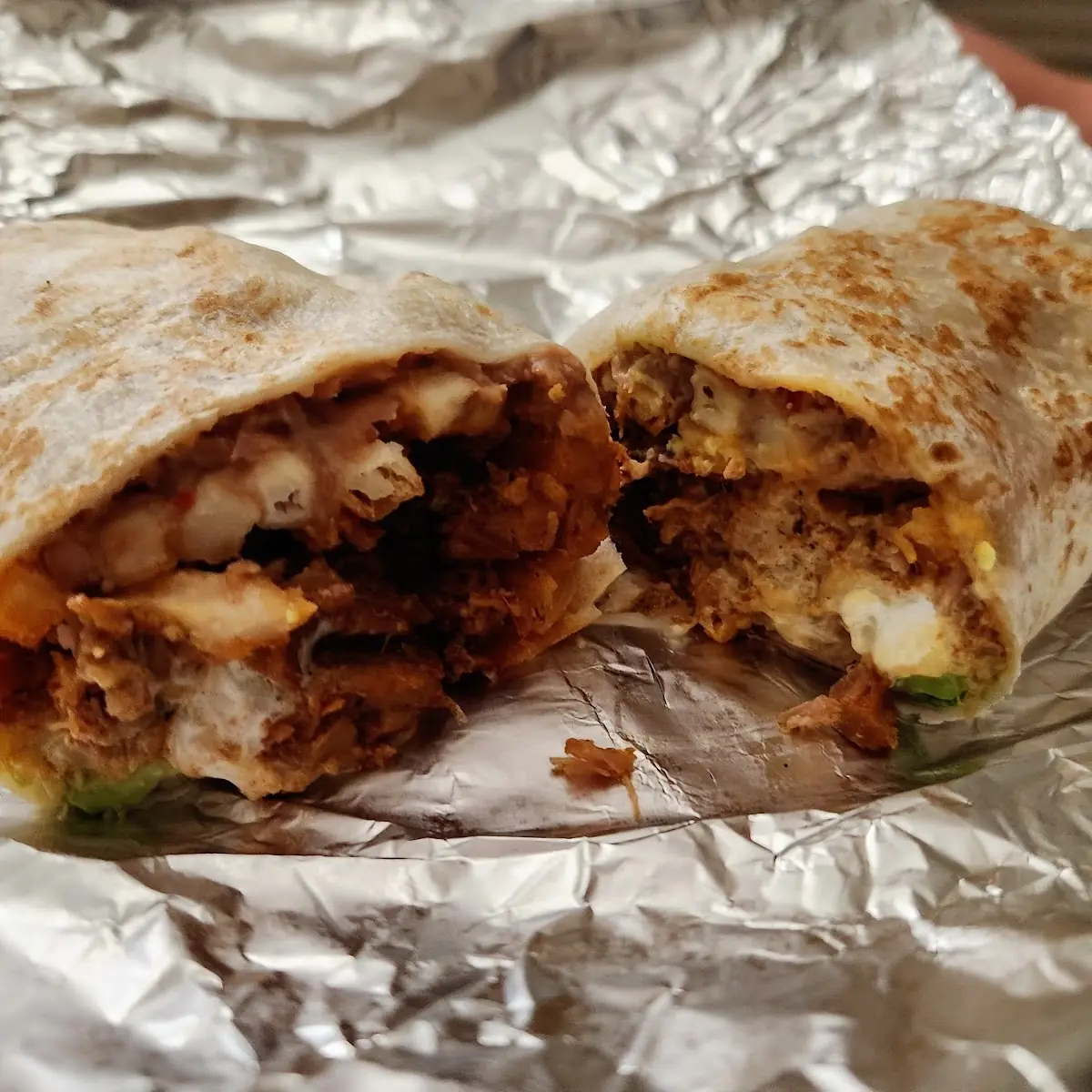 Beef Burrito with Salsa Sides