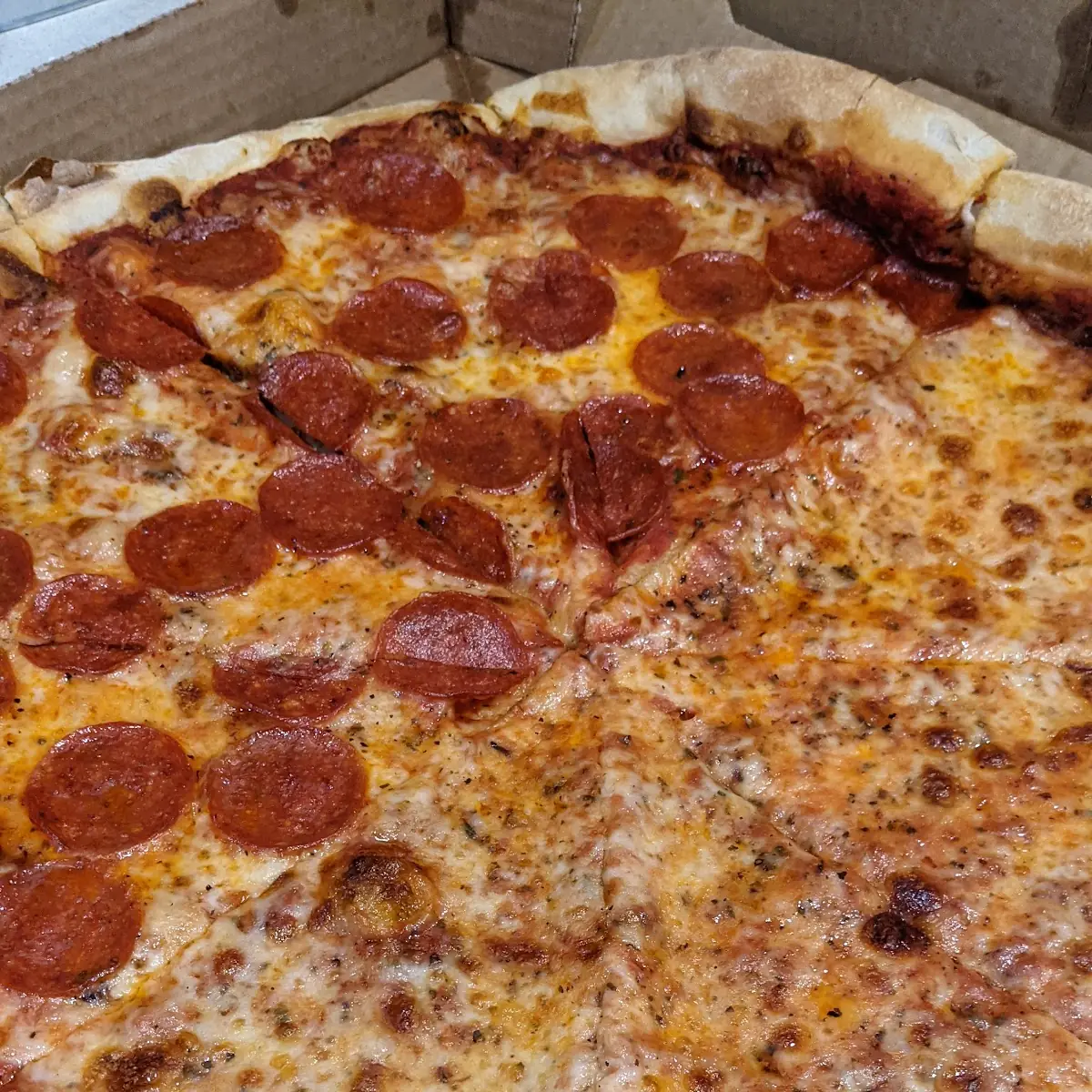 Cheese and Pepperoni Pizza