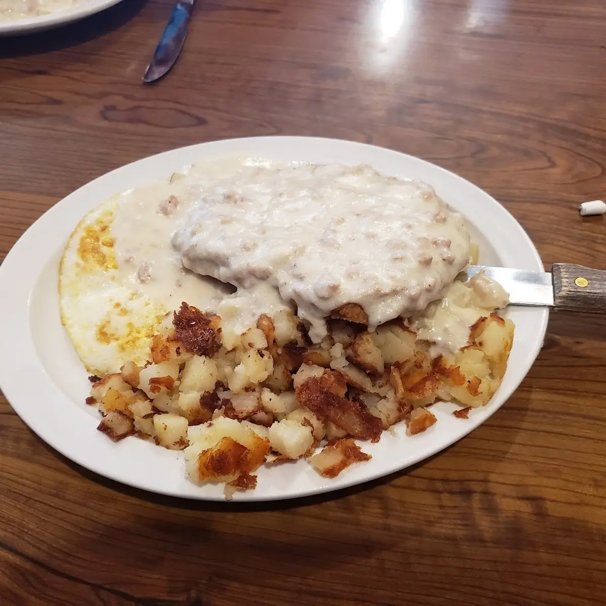 Chicken Fried Steak and Eggs