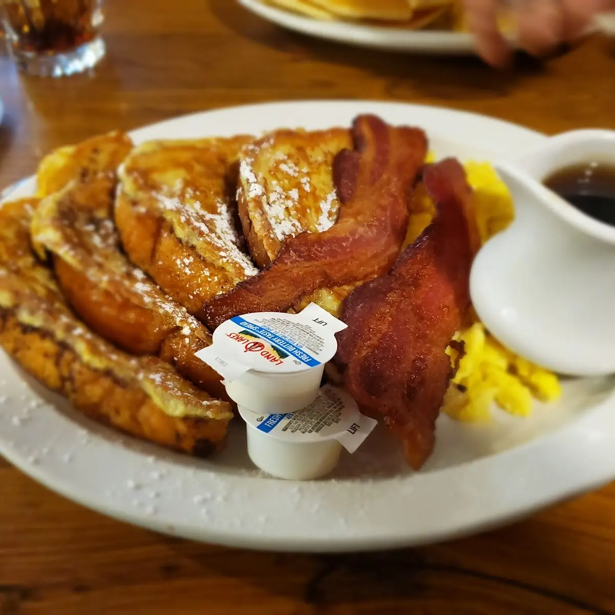 French Toast with Bacon Eggs