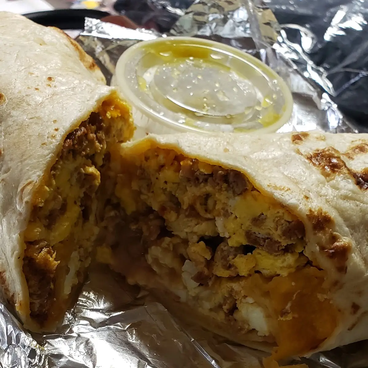 Chorizo and Egg Breakfast Burrito